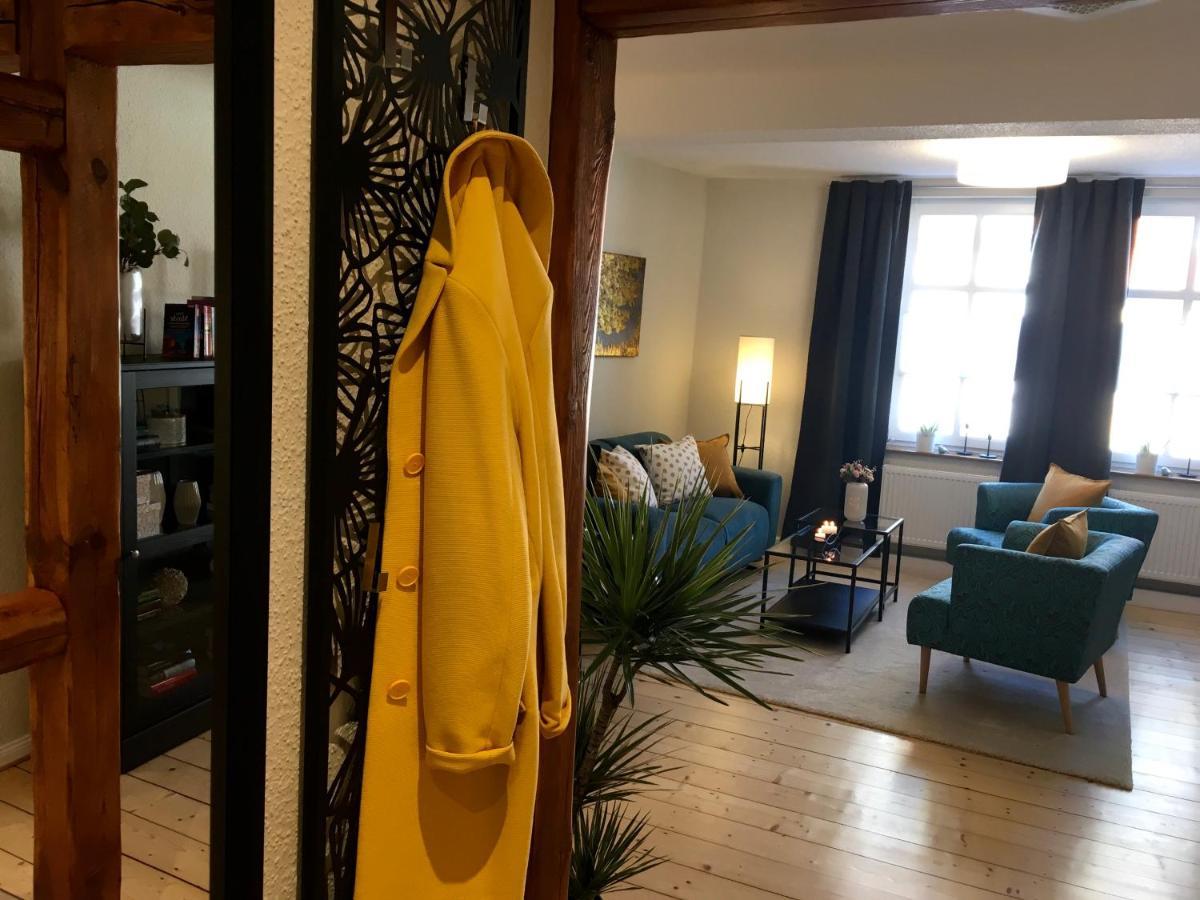 קדלינבורג Schoene Ferienwohnung Am Mathildenbrunnen מראה חיצוני תמונה