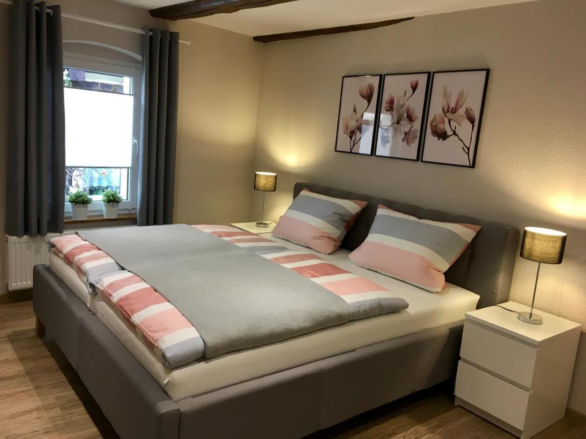 קדלינבורג Schoene Ferienwohnung Am Mathildenbrunnen מראה חיצוני תמונה